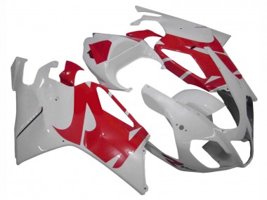 Carenados Moto Aprilia RSV1000 2003-2006 - Blanco Rojo Baratos