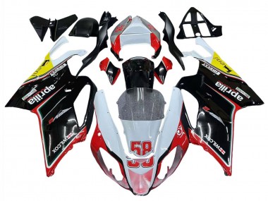 Carenados Moto Aprilia RSV1000 2003-2006 - Blanco Rojo Negro Amarillo 58 Baratos