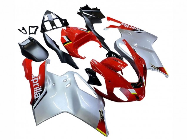 Carenados Moto Aprilia RSV1000 2003-2006 - Blanco Rojo Negro Baratos
