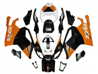 Carenados Moto Aprilia RSV1000 2003-2006 - Negro Naranja Blanco Baratos