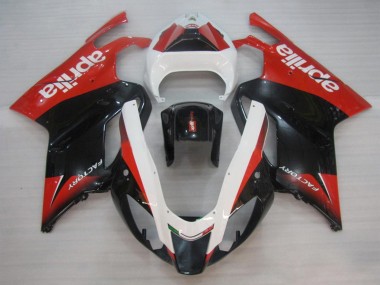Carenados Moto Aprilia RSV1000 2003-2006 - Rojo Negro Blanco Baratos