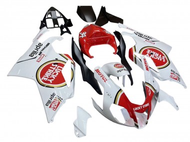 Carenados Moto Aprilia RSV1000 2003-2006 - Blanco Rojo Lucky Strike Motul 34 Baratos