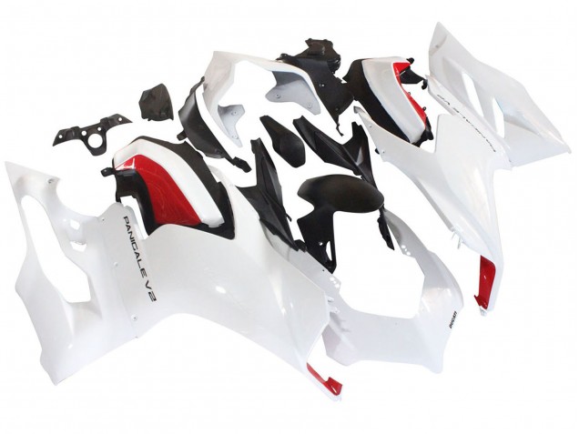 Carenados Moto Ducati Panigale V2 2020-2024 - Blanco Rojo Negro Mate Baratos
