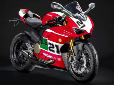 Carenados Moto Ducati Panigale V2 2020-2024 - Blanco Rojo Verde Negro Mate Corse 21 Baratos