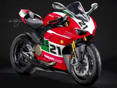 Carenados Moto Ducati Panigale V2 2020-2024 - Blanco Rojo Verde Negro Mate Corse 21 Baratos