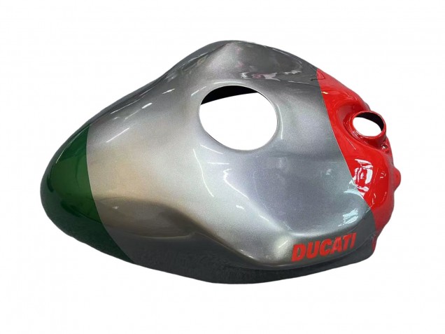 Carenados Moto Ducati Panigale V2 2020-2024 - Plata Rojo Verde Baratos