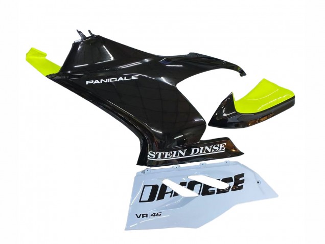 Carenados Moto Ducati Panigale V2 2020-2024 - Blanco Verde Lima Negro Brillante Stein Dinse VR 46 Baratos