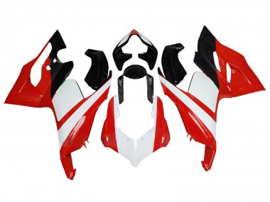 Carenado Moto Ducati Panigale V2 2020-2024 - Blanco Rojo Negro Brillante Baratos
