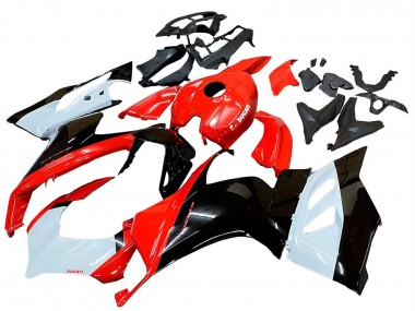 Kits Carenado Moto Ducati Panigale V2 2020-2024 - Blanco Rojo Negro Brillante Baratos