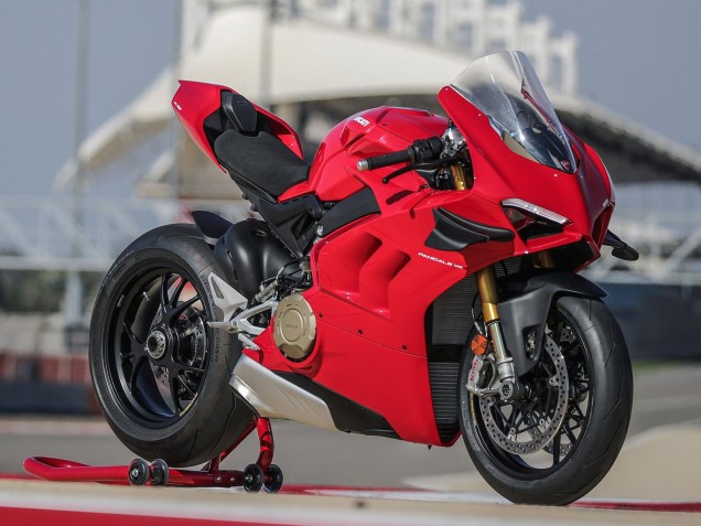 Carenado Moto Ducati Panigale V4 V4S 2020-2021 - Rojo Negro Mate Baratos