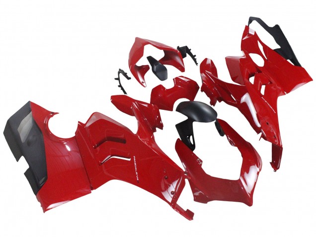 Carenado Moto Ducati Panigale V4 V4S 2020-2021 - Rojo Negro Mate Baratos