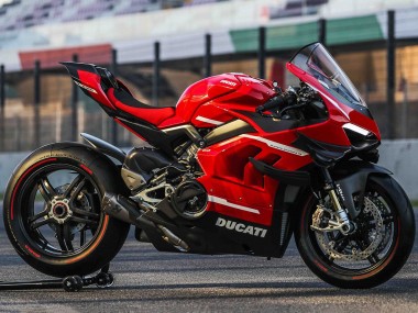 Carenados Moto Ducati Panigale V4 V4S 2020-2021 - Rojo Blanco Negro Baratos