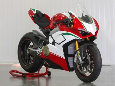 Carenados Moto Ducati Panigale V4 V4S 2018-2019 - Blanco Rojo Verde Negro Brillante Baratos
