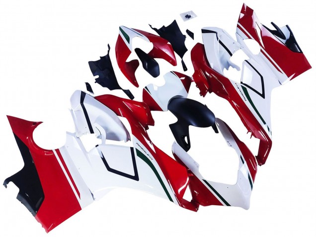 Carenados Moto Ducati Panigale V4 V4S 2018-2019 - Blanco Rojo Verde Negro Brillante Baratos