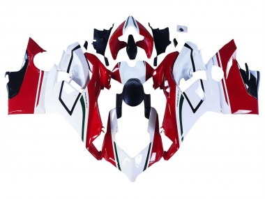 Carenados Moto Ducati Panigale V4 V4S 2018-2019 - Blanco Rojo Verde Negro Brillante Baratos