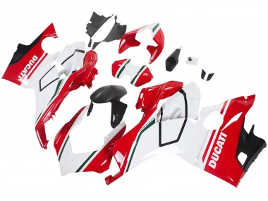 Carenados Moto Ducati Panigale V4 V4S 2018-2019 - Blanco Rojo Negro Mate Baratos