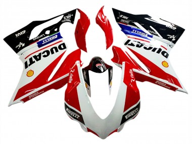 Carenados Moto Ducati Panigale V4 V4S 2018-2019 - Blanco Rojo Negro Brillante Lenovo Baratos