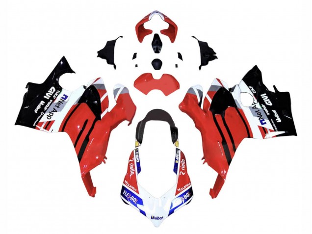 Carenados Moto Ducati Panigale V4 V4S 2018-2019 - Rojo Azul Negro Brillante Flex-Box Givi Baratos