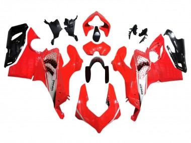 Carenados Moto Ducati Panigale V4 V4S 2018-2019 - Plata Rojo Negro Brillante Baratos