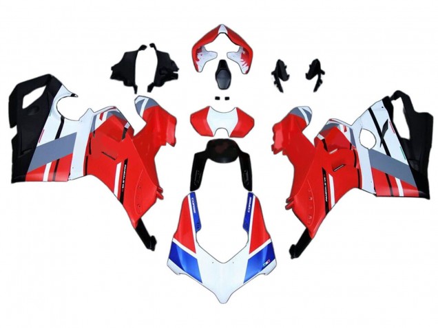 Carenados Moto Ducati Panigale V4 V4S 2020-2021 - Blanco Azul Rojo Negro Brillante Baratos