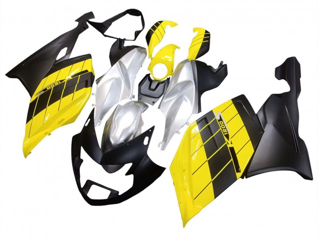 Carenados Moto BMW K1200S 2005-2010 - Amarillo Plata Negro Mate Baratos