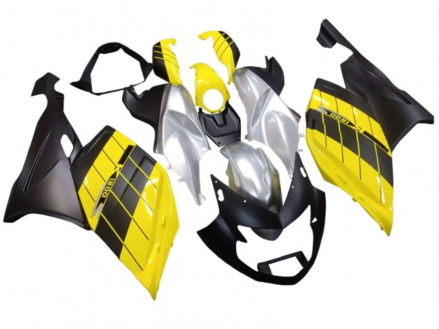 Carenados Moto BMW K1200S 2005-2010 - Amarillo Plata Negro Mate Baratos