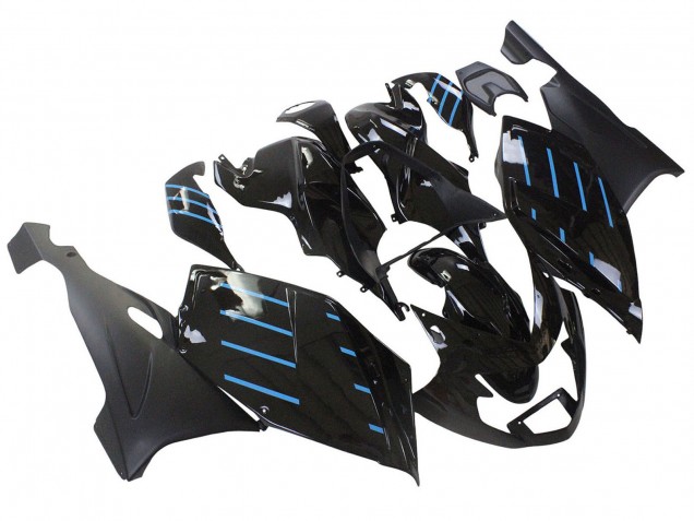 Carenados Moto BMW K1200S 2005-2010 - Negro Brillante Negro Mate Azul Línea Baratos