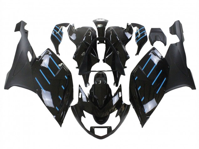 Carenados Moto BMW K1200S 2005-2010 - Negro Brillante Negro Mate Azul Línea Baratos