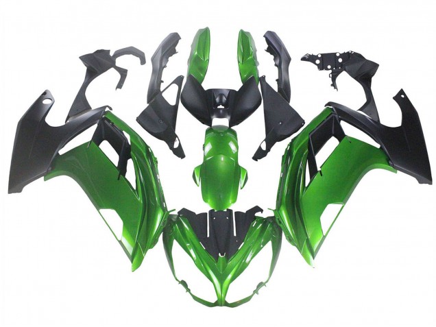 Carenados Moto BMW K1200S 2005-2010 - Verde Negro Mate Baratos