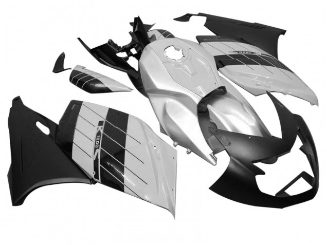 Carenados Moto BMW K1200S 2005-2010 - Plata Negro Mate Baratos