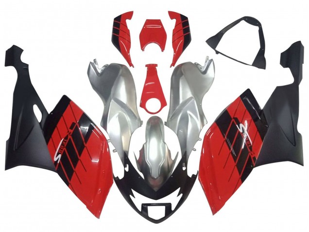 Carenados Moto BMW K1200S 2005-2010 - Plata Rojo Negro Baratos
