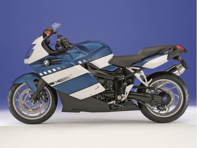 Carenados Moto BMW K1200S 2005-2010 - Blanco Azul Oscuro Baratos