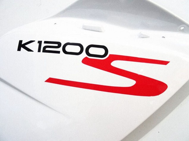Carenados Moto BMW K1200S 2005-2010 - Blanco Negro Brillante Baratos
