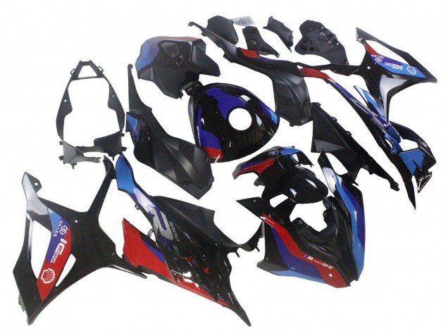 Carenado Moto BMW S1000RR 2023-2024 - Negro Azul Rojo Baratos