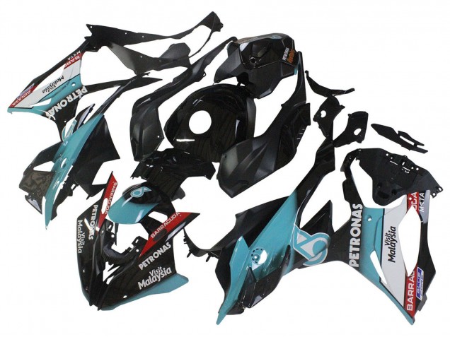 Carenados Moto BMW S1000RR 2023-2024 - Azul Claro Negro Mate Petronas Baratos