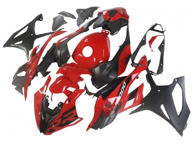 Carenados Moto BMW S1000RR 2023-2024 - Rojo Negro Mate Baratos