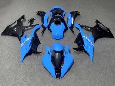 Carenados Moto BMW S1000RR 2019-2022 - Azul Negro FibraCarbono Baratos