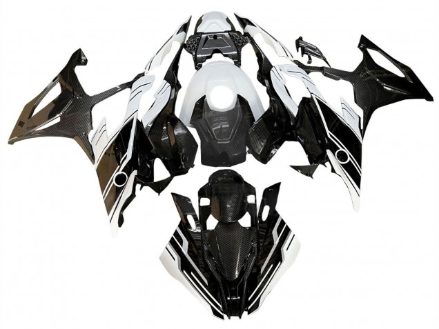 Carenados Moto BMW S1000RR 2019-2022 - Negro Brillante Blanco Baratos