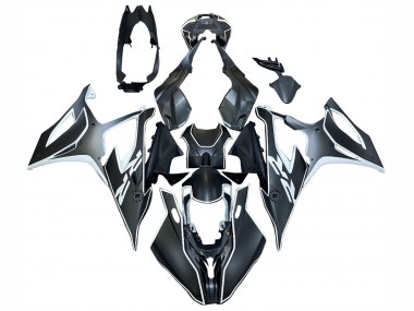 Carenados Moto BMW S1000RR 2019-2022 - Negro Blanco Baratos