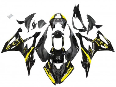 Carenados Moto BMW S1000RR 2019-2022 - Negro Brillante Amarillo Baratos