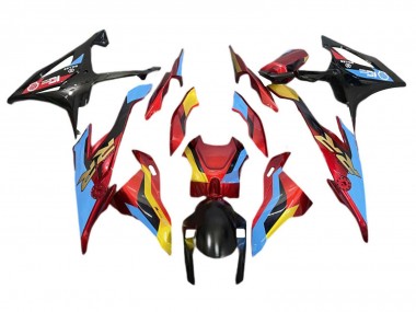 Carenados Moto BMW S1000RR 2019-2022 - Azul Claro Rojo Oro Baratos