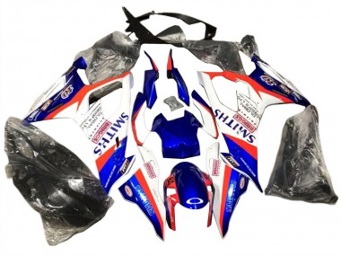 Carenados Moto BMW S1000RR 2019-2022 - Azul Rojo Blanco Smiths Baratos
