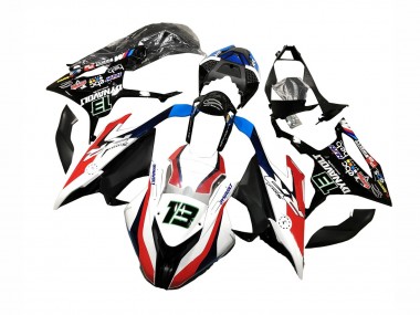 Carenados Moto BMW S1000RR 2019-2022 - Negro Blanco Rojo 13 Baratos