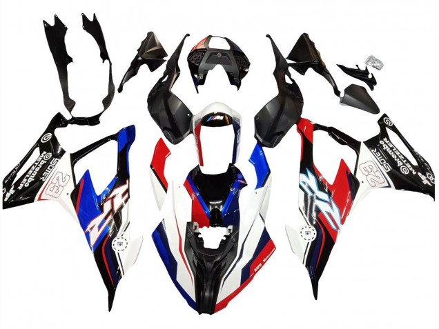 Carenados Moto BMW S1000RR 2019-2022 - Azul Rojo Blanco 23 Baratos