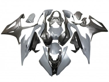 Carenados Moto BMW S1000RR 2019-2022 - Gris Negro FibraCarbono Baratos