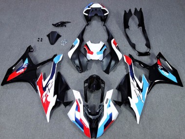 Carenados Moto BMW S1000RR 2019-2022 - Negro Blanco Azul Baratos