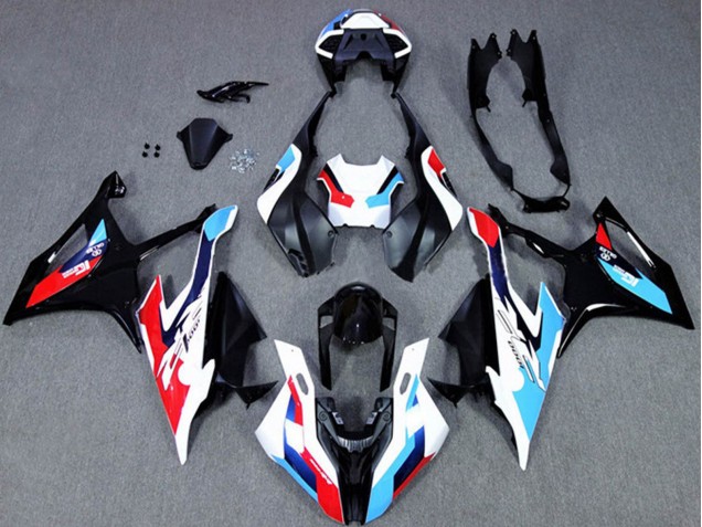 Carenados Moto BMW S1000RR 2019-2022 - Negro Blanco Azul Baratos