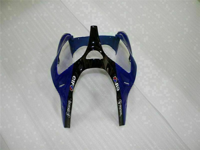 Carenados Moto Kawasaki ZX6R 2000-2002 - Azul Negro Brillante Elf Bridgestone Baratos