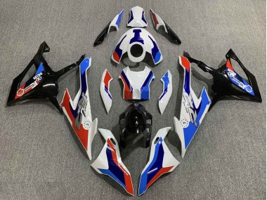 Carenado Moto BMW S1000RR 2019-2022 - Blanco Azul Rojo Baratos