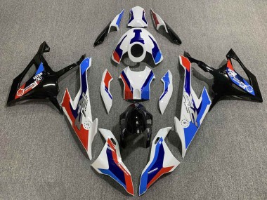 Carenado Moto BMW S1000RR 2019-2022 - Blanco Azul Rojo Baratos